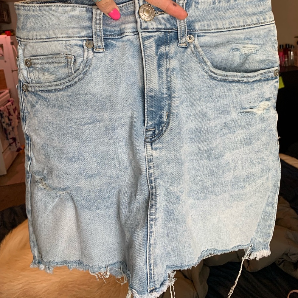 American Eagle Denim Mini Skirt